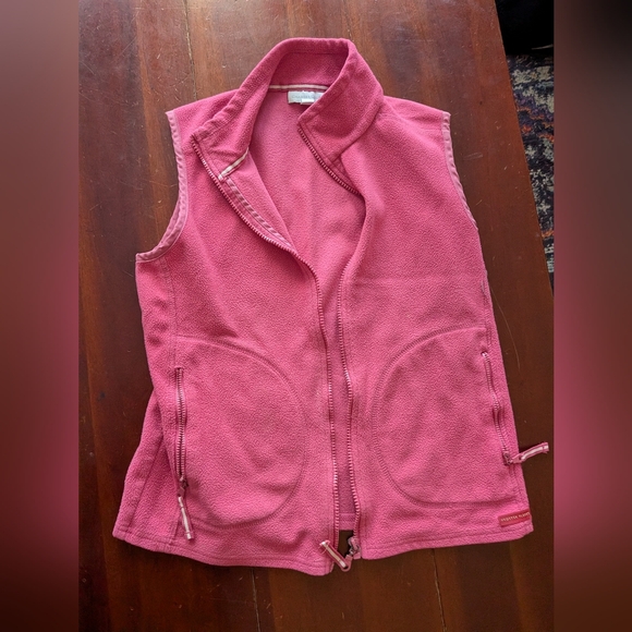 Charter Club Raspberry Fleece Vest - Picture 2 of 4